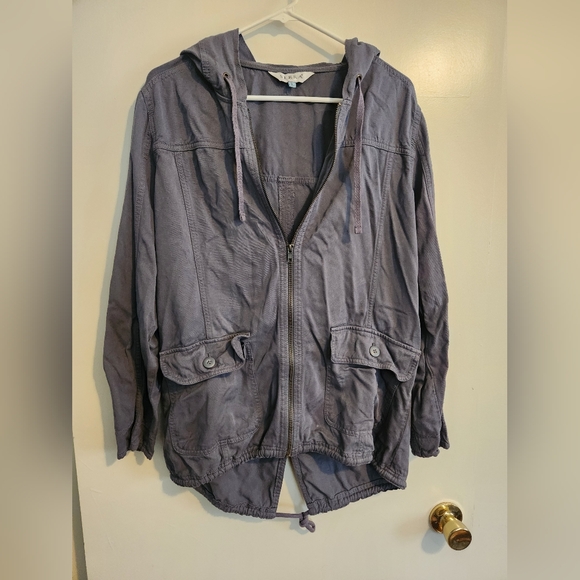 Sz L Zip Up Spring Jacket - Picture 1 of 4